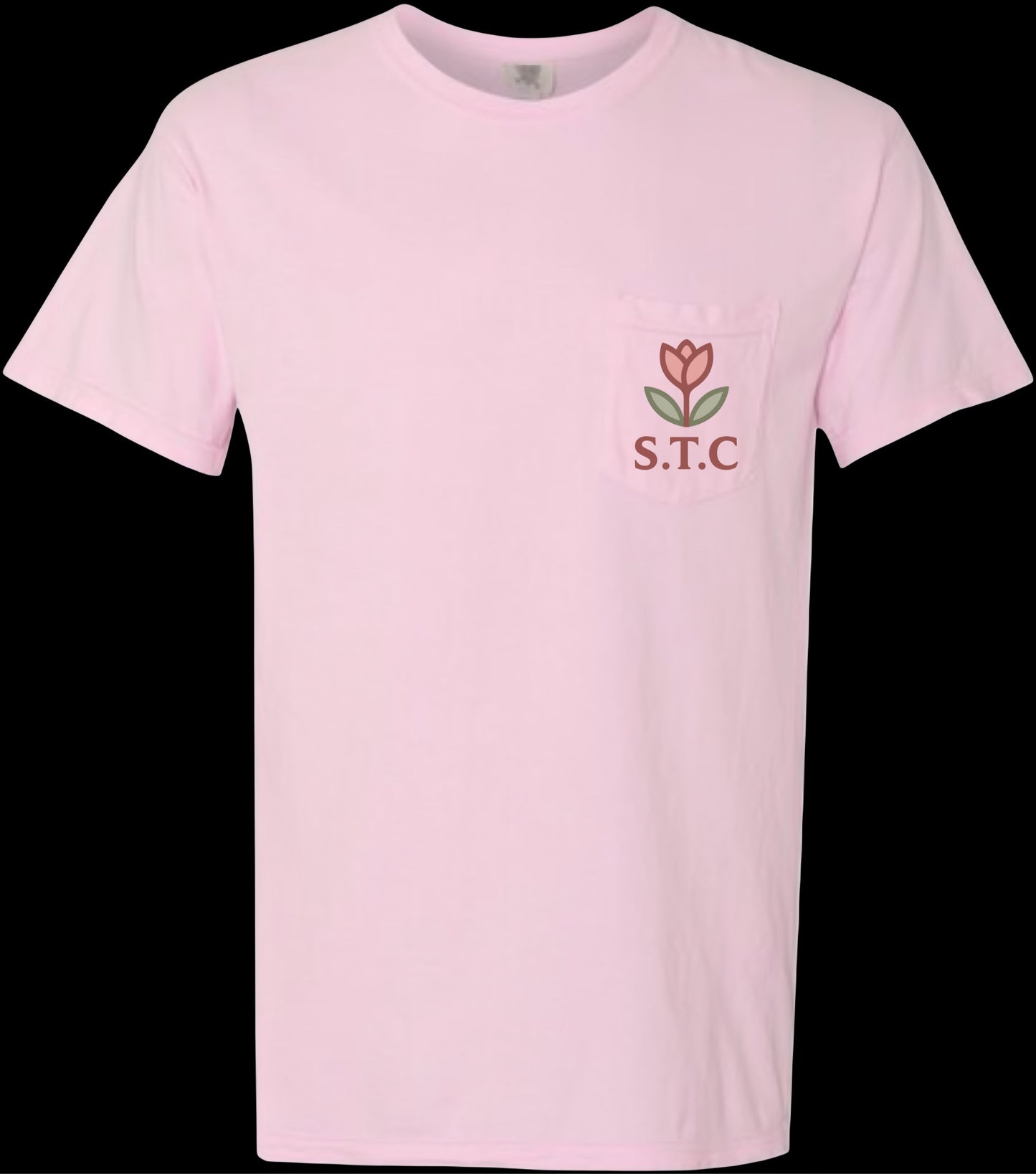 Short sleeve pocket t-shirt.